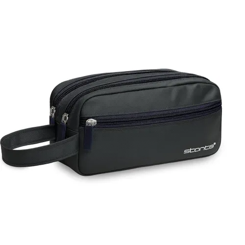 Image of Storite Polyester Multi-Pocket Toiletry Bag