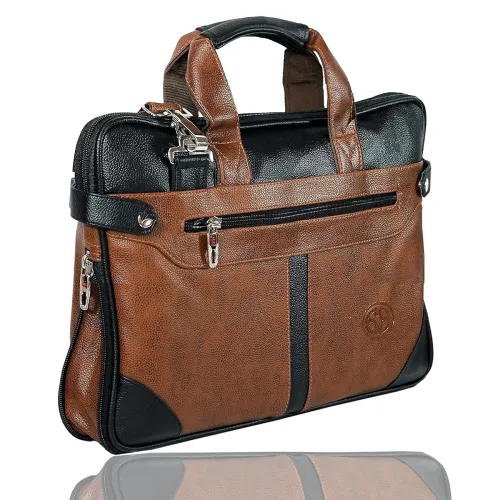 Image of Storite PU Leather 14 Inch Laptop Bag