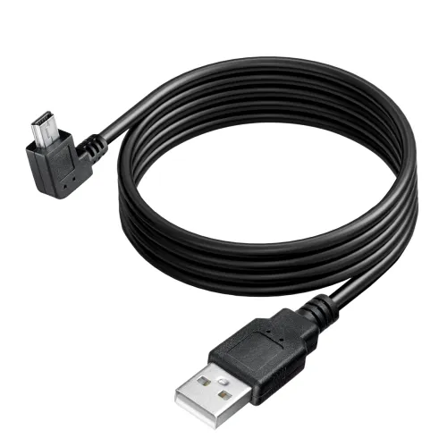 Image of Storite 1.5M 90 Degree USB 2.0 A to Mini 5 Pin B Cable, Black