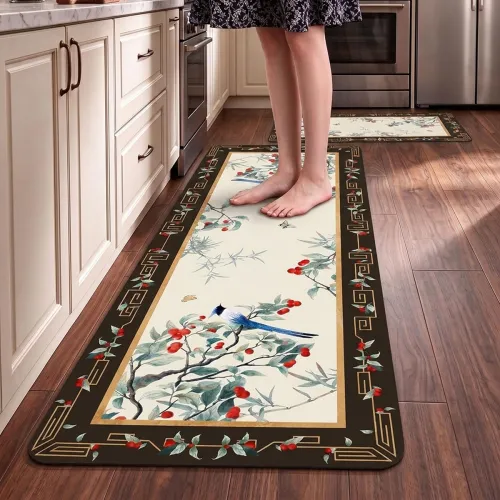 Image of Story@Home Anti Slip Kitchen Mats for Floor (2-Pc)