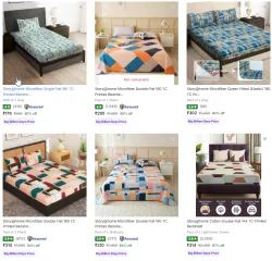Story@home Badsheet Minimum 80% Discount
