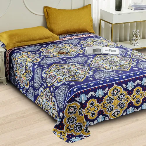Image of Story@Home bedsheet for Double Bed Queen Size 240TC Satin Finish