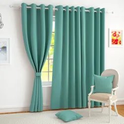 Story@Home 100% True Blackout Window Curtains 5 Feet Long Set of 1 | Solid Design | Room Darkening Curtain | Thermal Ins