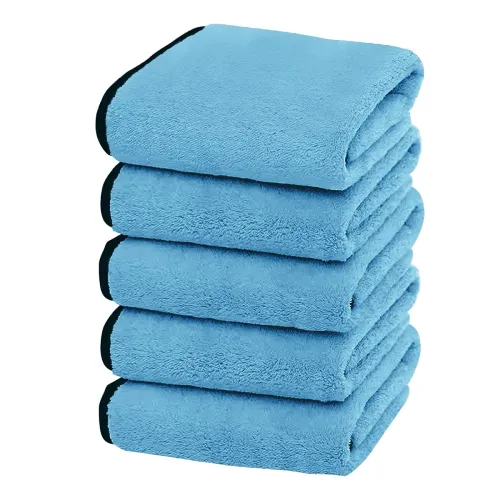 Image of Story@Home Microfiber Car Cleaning Cloth 500 GSM Small Car Wipes, Pack of 5