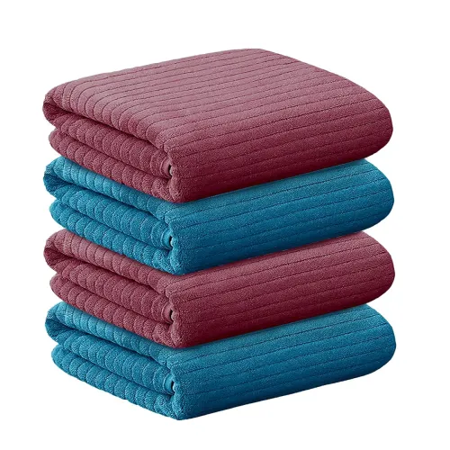 Image of Story@Home Microfiber Hand Towel, 60cm x 40cm, Pack of 2
