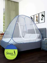 Story@home Polyester Washable Adults Tent Mosquito Net