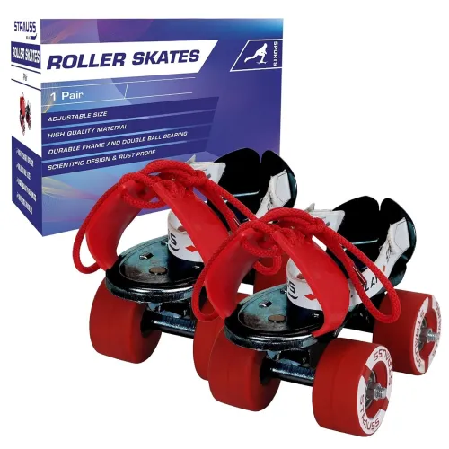 Image of STRAUSS Junior Tenacity Roller Skates Adjustable Shoe Size for Kids 