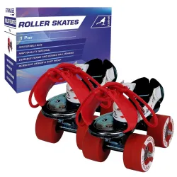 STRAUSS Junior Tenacity Roller Skates Adjustable Shoe Size for Kids 