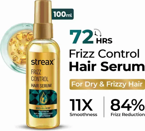Image of Streax Frizz Control Hair Serum 100 ml