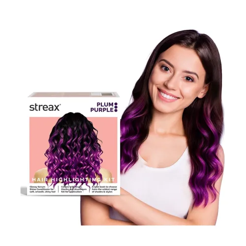 Image of Streax Hair Highlight Kit, Purple & Plum (Pack of 1)