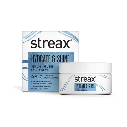 Image of Streax Hydrate & Shine Serum Infused Face Cream Gel 50gm 
