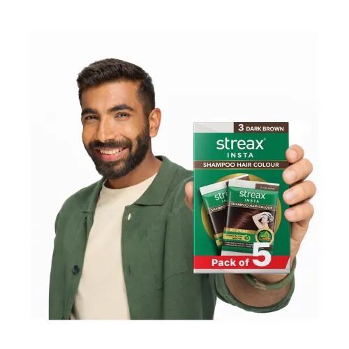 Image of Streax Insta Shampoo Hair Colour 