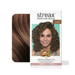 Streax Permanent Hair Colour (7.3 Golden Blonde, 120 ml)