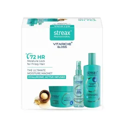 STREAX PROFESSIONAL VITARICHE GLOSS SHAMPOO MASQUE SERUM COMBO