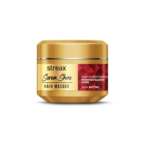 Image of Streax Serum Shine Hair Mask for Frizzy Hair-200gm