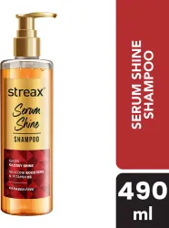 Streax Serum Shine Shampoo for Frizzy & Dry Hair – 490 ml