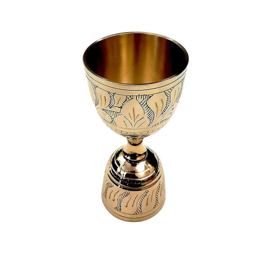 Image of STREET CRAFT Brass 2-Tone Peg Measure Cup