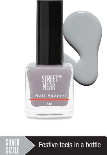 Image of STREET WEAR Matte Nail Enamel Silver Sizzle