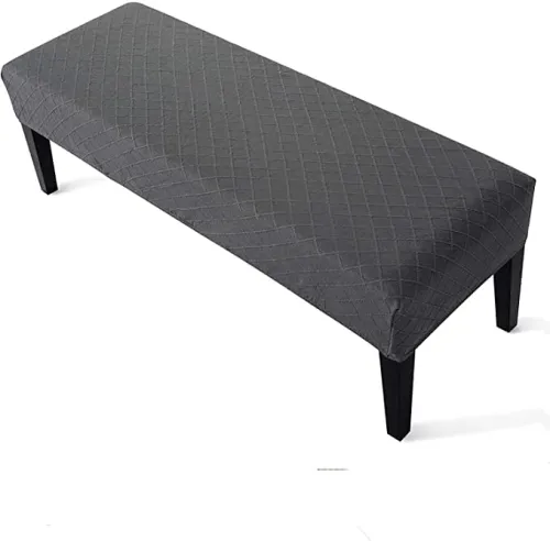Image of Street27 Jacquard Elastic Dining Bench Cover
