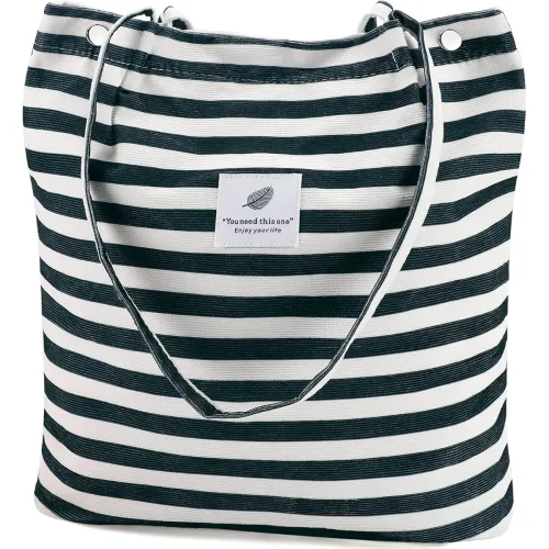 Image of Street27® Korean Canvas Corduroy Tote Bag 