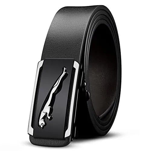 Image of Street27 Men's Slide Lock Leather Belt (Adjustable)