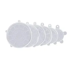 Stretchable Silicone Reusable Lid For Utensils, Bowls, Dishes,Plates Jars,