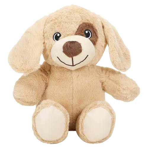 Image of Striders 14-Inch Super Soft Beige Eye Patch Dog Plush Toy