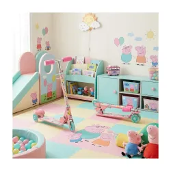 STRIDERS Peppa Pig 3 Wheel ScooterMulticolor for 3 + Years