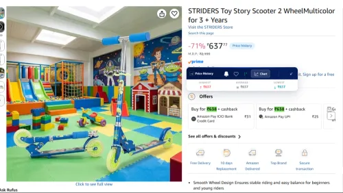 Image of STRIDERS Toy Story Scooter 2 WheelMulticolor for 3 + Years