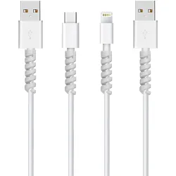 STRIFF 12 Pieces Spiral Charger Saver