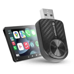 STRIFF 2-in-1 Wireless Carplay Receiver, Converts Wired Android Auto & CarPlay