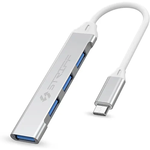 Image of STRIFF 4 in 1 USB hub Type C Multiport Adapter