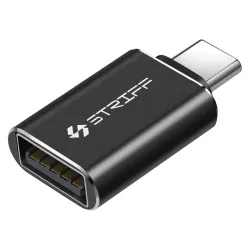 STRIFF USB 3.0 to Type C OTG Adaptor, 10Gbps High Speed Data Transfer, Thunderbolt to USB Adapter, Compatible for All Type C Devices, Smartphone, Laptops, Tablets, Chargers, MacBook