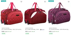 Strolley Duffel Bag 60L Starting @ ₹248