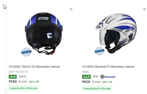 Image of Studds Bike Helmete Minimum 50% Discount