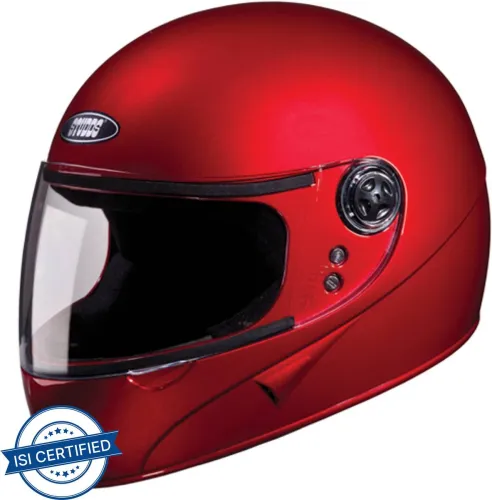Image of STUDDS Chrome Super Motorbike Helmet 