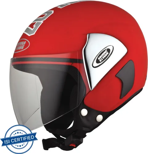 Image of STUDDS Cub 07 Motorbike Helmet (Red)
