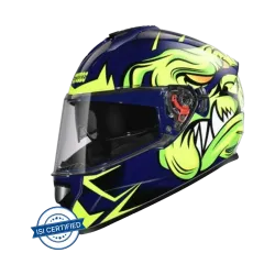 STUDDS DRIFTER-D1 Motorbike Helmet (BLUE N5)