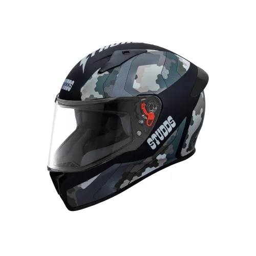 Image of Studds Full Face Helmet Thunder D5 with Clear Visor 