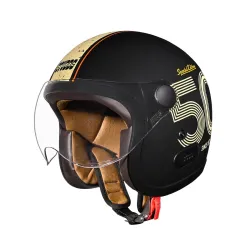 Studds Jet 50 Open Face ISI Certified Helmet Yellow - XL