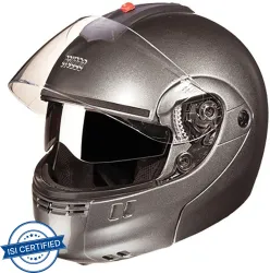 STUDDS NINJA 3G DOUBLE VISOR FULL FACE -XL Motorbike Helmet (Gun Grey)