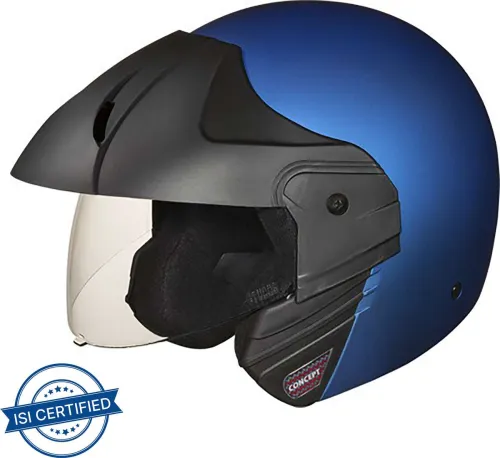Image of STUDDS Ninja Concept Eco Motorbike Helmet (Matt Blue)