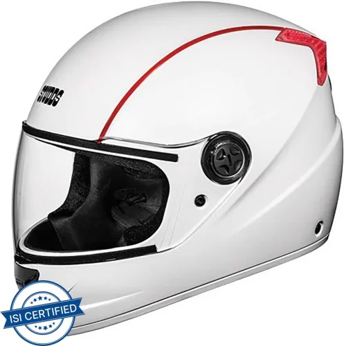 Image of STUDDS Professional Motorsports Helmet (White And Red)