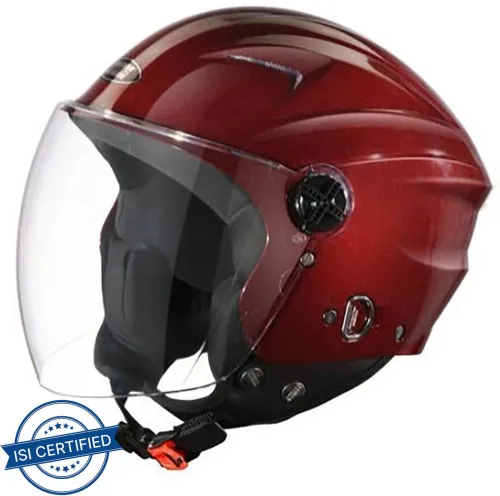 Image of STUDDS Ray Super Motorbike Helmet (Wine Red)