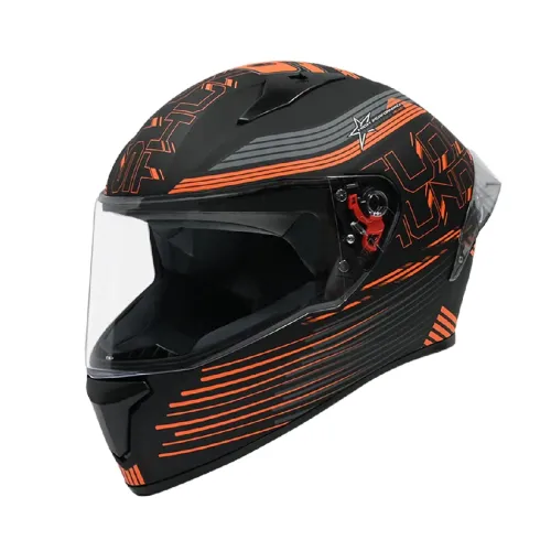 Image of STUDDS Thunder D11 ISI and DOT Certified Full Face Helmet for Men and Women with Clear Visor