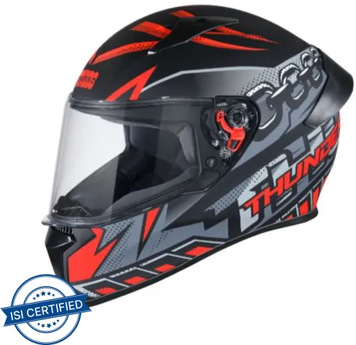 Image of STUDDS THUNDER D5 Motorbike Helmet (Matt Black N2)
