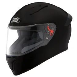 Studds Thunder Full Face Helmet with Clear Visor (Black L)