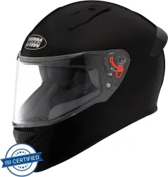 STUDDS Thunder Motorbike Helmet (Matt Black)
