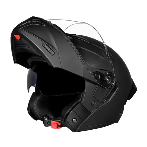 Image of Studds Trooper Flip-Up Full Face Helmet,Matte Black L