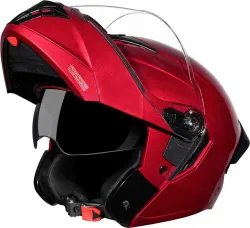 STUDDS Trooper Flip-Up Dual Visor Helmet (Cherry Red)